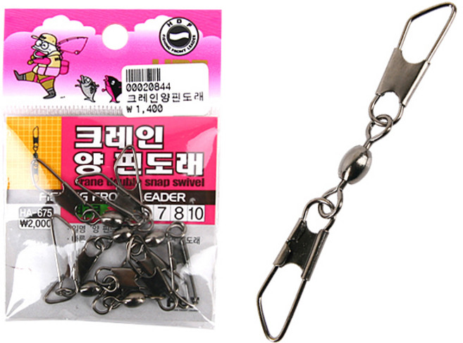 해동 크레인 양핀도래 HA-675 민물소품, 8호(7개)
