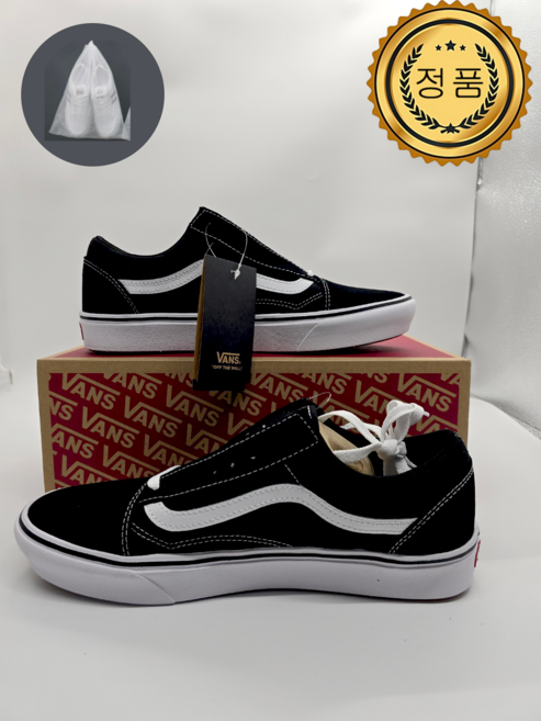 [국내정품AS] 반스 컴피쿠시 올드스쿨 남녀공용 운동화 스케이트화 데일리슈즈 폭신한 쿠셔닝 emvolo star 신발주머니 증정