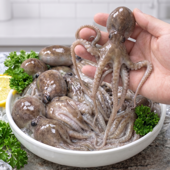 국내산 활쭈꾸미 (암수혼합), 1개, 2kg (14~24미)