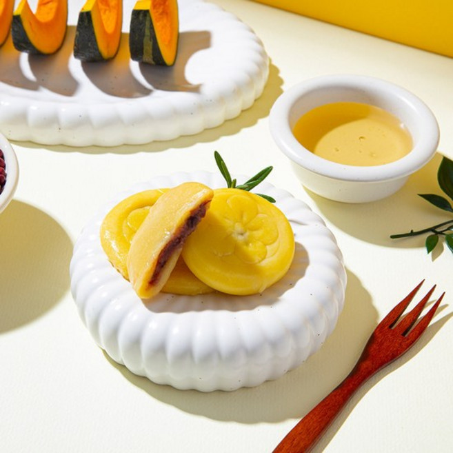 [한호떡집] 굳지않는 절편 앙금떡(단호박) 15개입, 없음, 1개, 600g