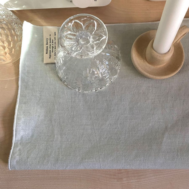 주방소형가전덮개 국내산 패브릭미니덮개 티매트, 스카이무지