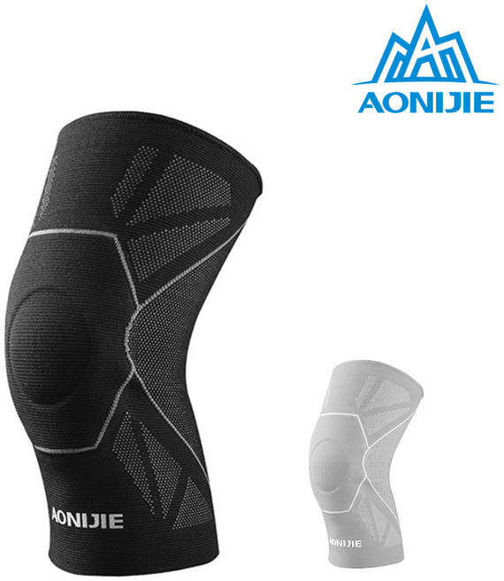 오니지 무릎 보호대 런닝 등산 니슬리브 클라우드 B08, 블랙, 1개