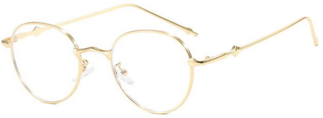 여성 안경테 프리미엄 동그란 뿔테 금속 안경테 루라이트 차단 안경 가볍고 편안한 여자 안경테 SJS