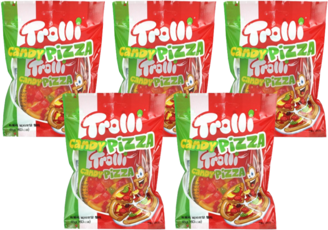 트롤리 피자구미 츄잉젤리, 240g, 1세트