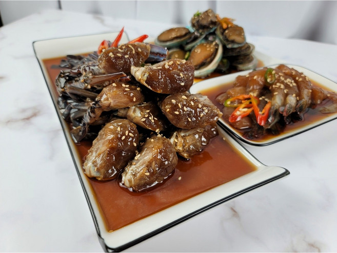 짜지않고 먹기좋은 절단 간장꽃게장 1kg/2.3kg, 1개, 1kg