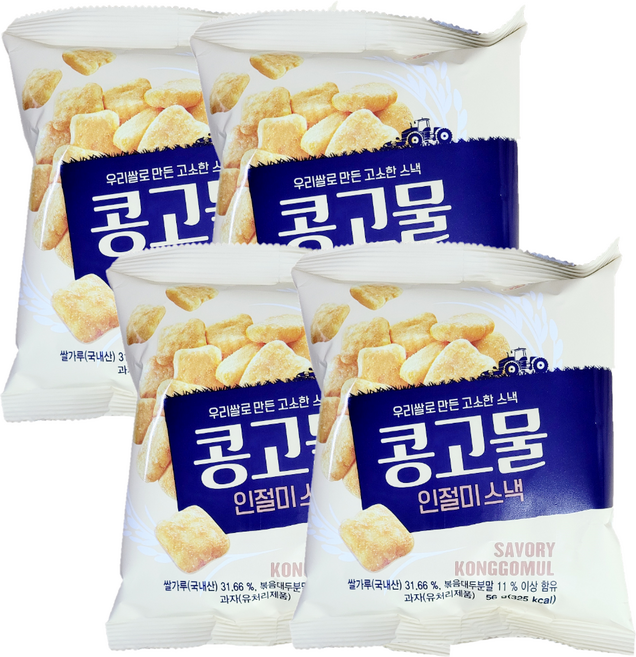 동아제과 콩고물 인절미 스낵, 4개, 56g