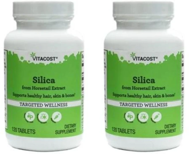 비타코스트 쇠뜨기 추출물 추출 실리카 120정, 2개 - 쿠팡