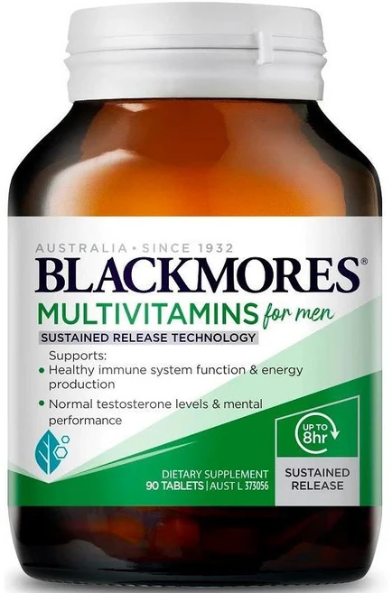 뉴질랜드 블랙모어스 BLACKMORES MENS PERFORMANCE MULTI 맨 퍼포먼스 멀티비타민, 1개, 90정 - 쿠팡
