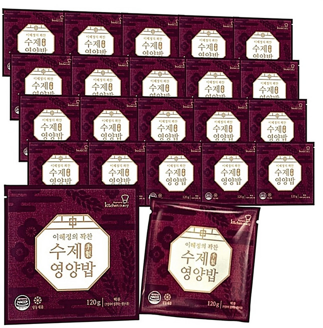 빅마마 이혜정의 꽉찬 수제 영양밥, 120g, 20개