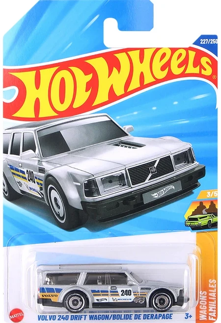 오리지널 핫 휠 볼보 240 드리프트 왜건 볼보 850 에스테이트 1/64 다이캐스트 모델 자동차 장난감 소년 선, 02 25N-227