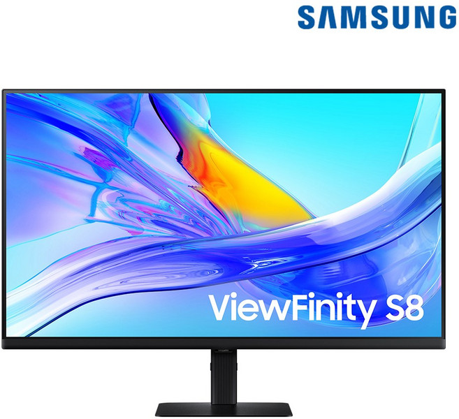 삼성전자 뷰피니티 S8 S32D806 80cm(32인치) IPS 4K UHD 피벗 평면 고해상도 모니터, LS32D806UBKXKR, 80cm