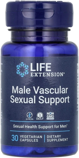 행복하고 건강하게 Life Extension 남성 혈관 섹슈얼 서포트 베지 캡슐 30정 백년회로하세요, 1개 - 쿠팡