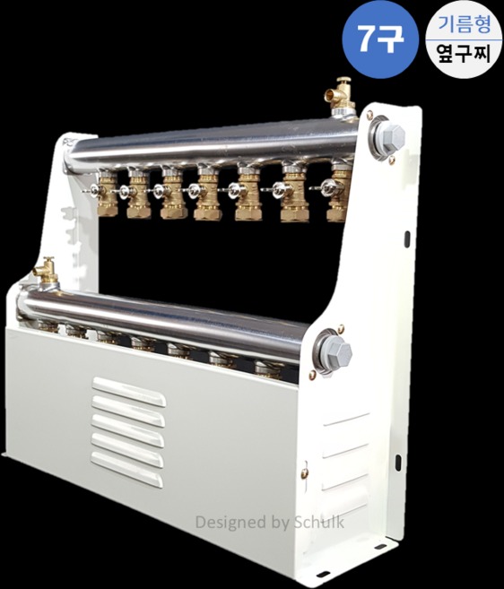 스텐 온수분배기 7구 기름형 (완카바 조립품), 1개