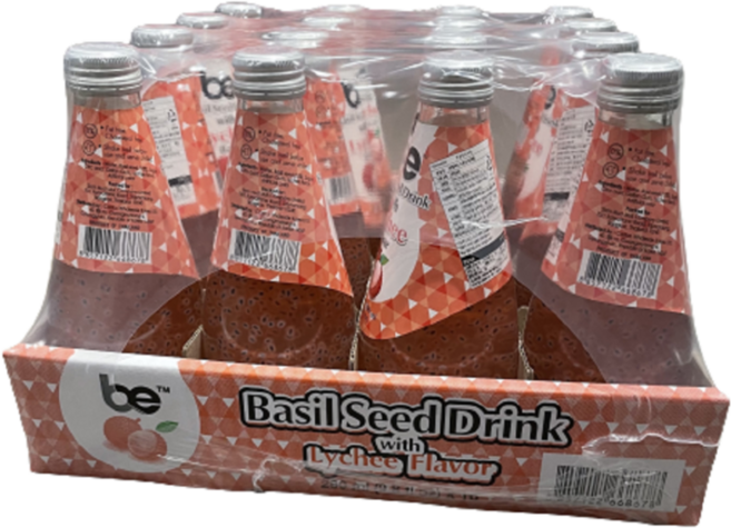 [코스트코] BE 바질씨드 드링크 리치맛 290ML x 16병, 1세트, 4.64L