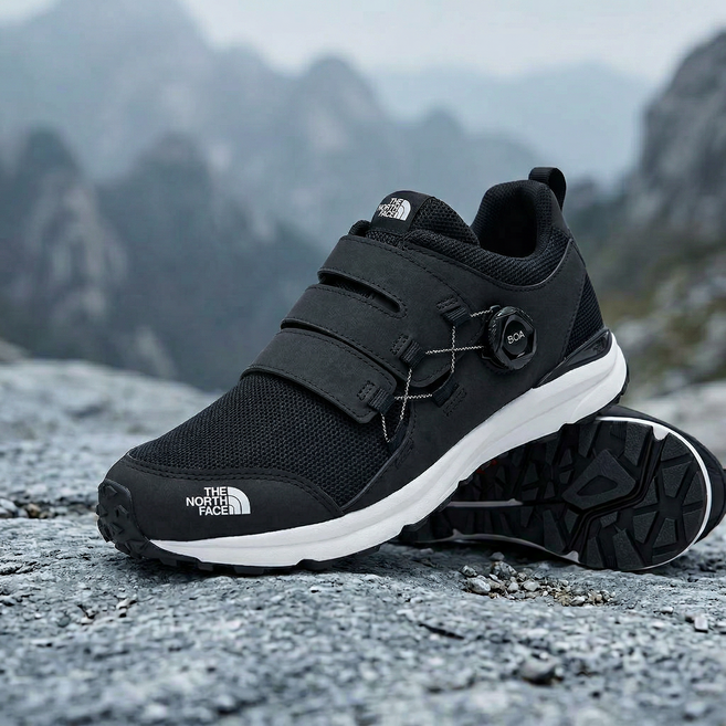 [국내매장정품] 노스페이스 트래킹화 스피드 보아 블랙/화이트