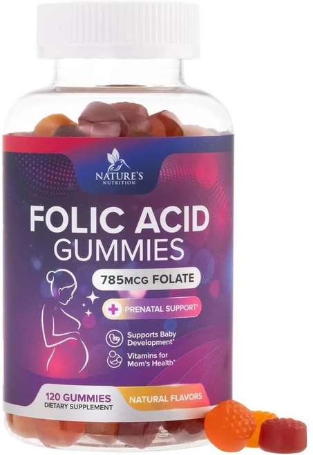 네이쳐뉴트리션 임산부 엽산 엑스트라 스트렝스 785mcg 구미 Nature's Nutrition Folic Acid, 120정, 1개 - 쿠팡