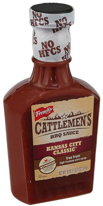Cattlemen's 캔자스 클래식 BBQ 소스 18온스 241619, Cattlemens 캔자스 클래식 BBQ 소스 18온스, 캔자스시티 클래식, 1개