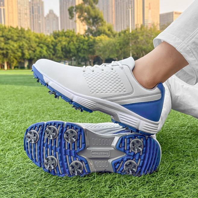 SSV高爾夫 男士戶外高爾夫球鞋透氣防水防側滑活動釘減震大碼鞋