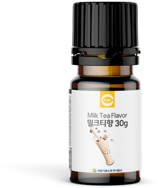 푸플 식품향료 과일 합성 머랭쿠키 제과제빵 슬라임 식용 자일리톨 식품첨가물, 30ml, 1개, 005-밀크티향