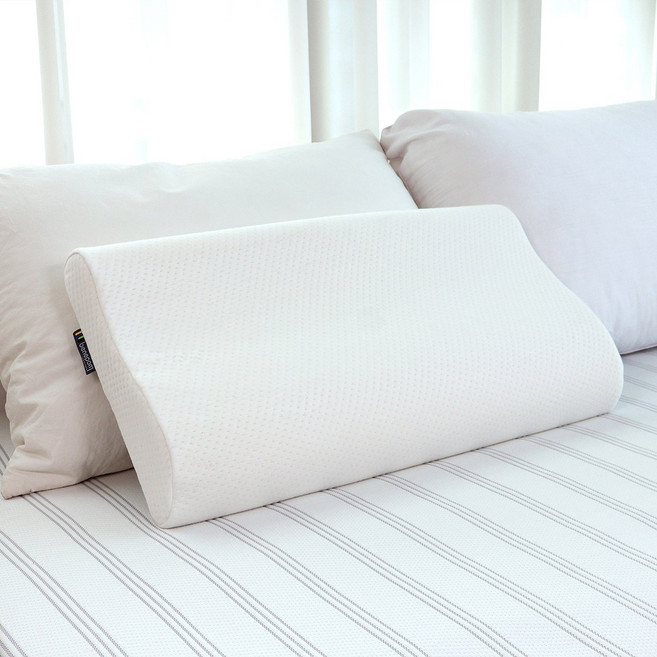 베네폼 60cm 와이드형 고밀도 메모리폼 경추베개 이지필로우, 1개, 화이트