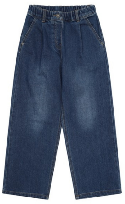 [에스핏] 주니어.아동 70%~80% 세일!!! 중청 와이드 원턱 기모데님 PT SJY710FJPT45