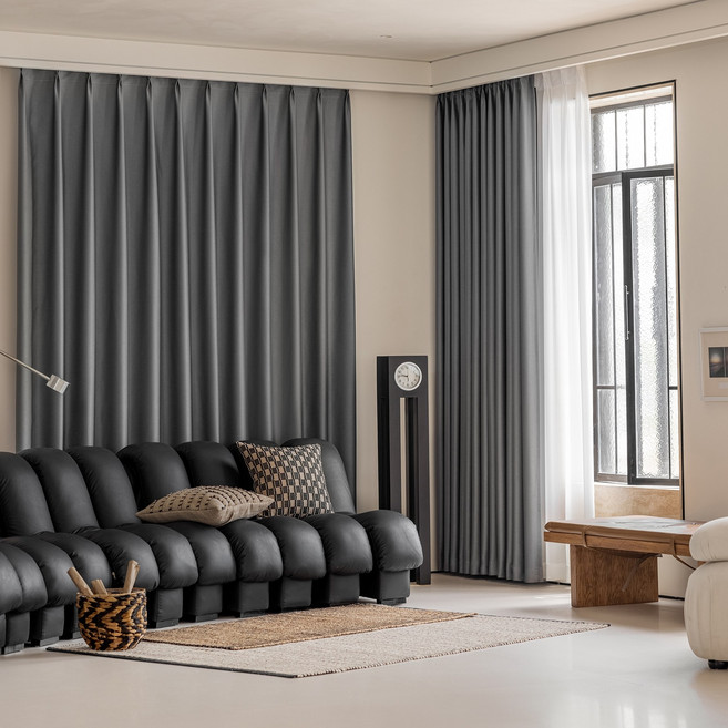 암막 커튼 인테리어 안방 거실 커튼아일렛형 2P세트