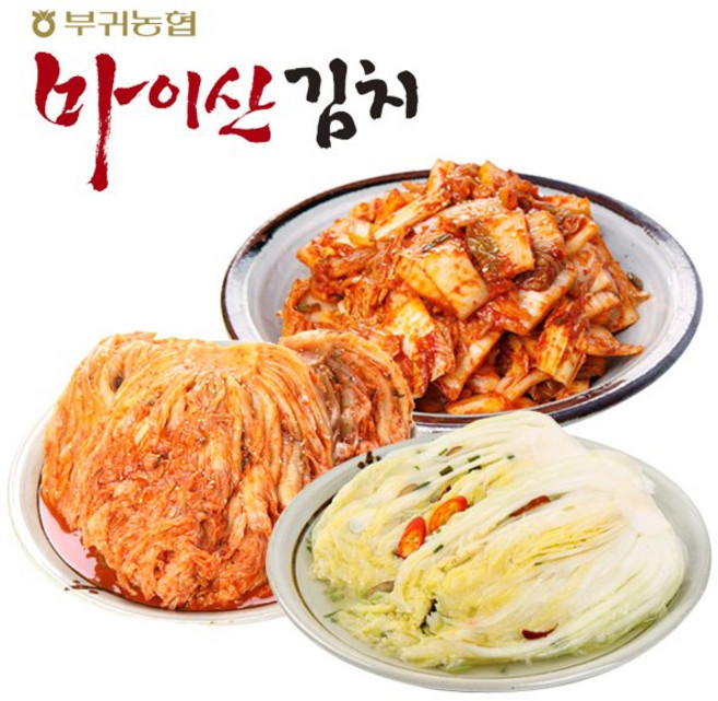 마이산김치 한국농협김치 전북대표 맛남3종1호 막김치/묵힌김치/백김치 각1kg, 마이산김치 한국농협김치 전북대표 맛남3종1호 막김치/묵, 1kg