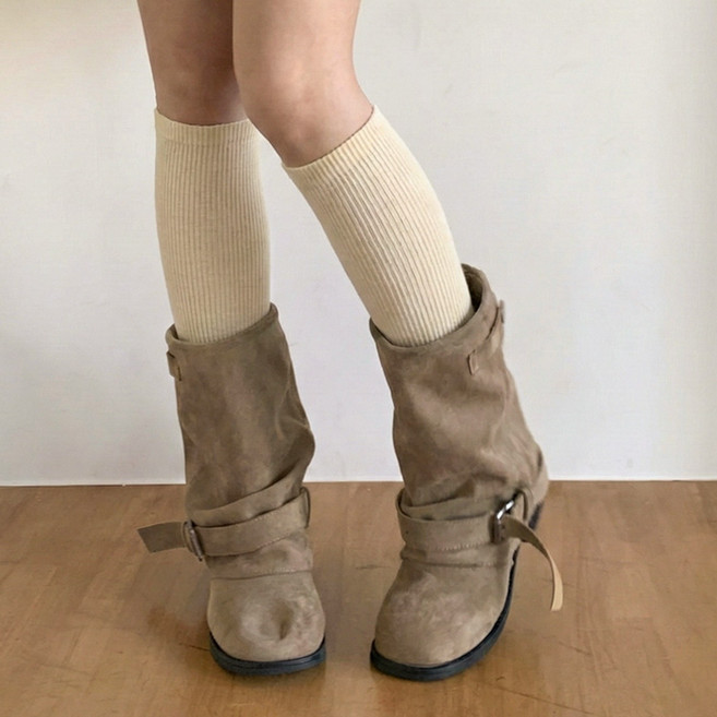 블루씨티 뉴트온 골지 롱 니삭스 양말