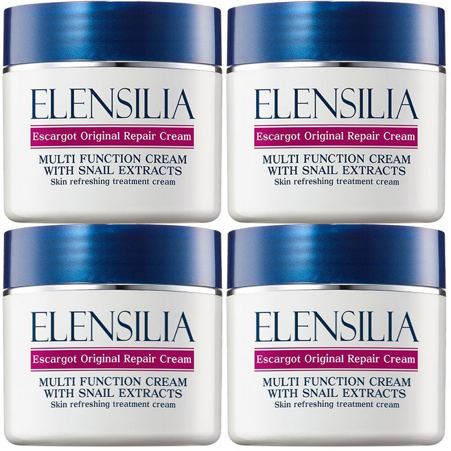 엘렌실라 에스카르고 오리지날 슈퍼리페어 크림, 50g, 4개