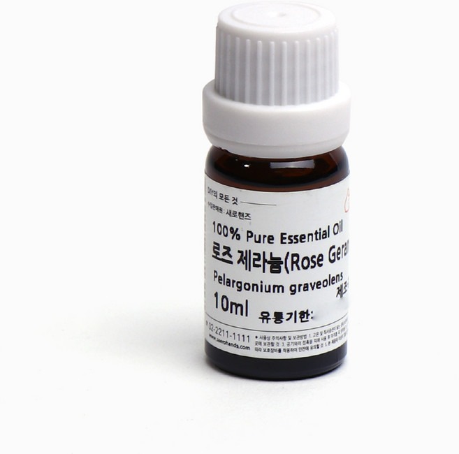 새로핸즈 천연 아로마 에센셜오일 로즈제라늄 10ml, 단품, 1개
