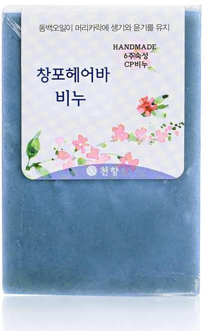 천향 창포헤어바 수제비누, 4개, 100g