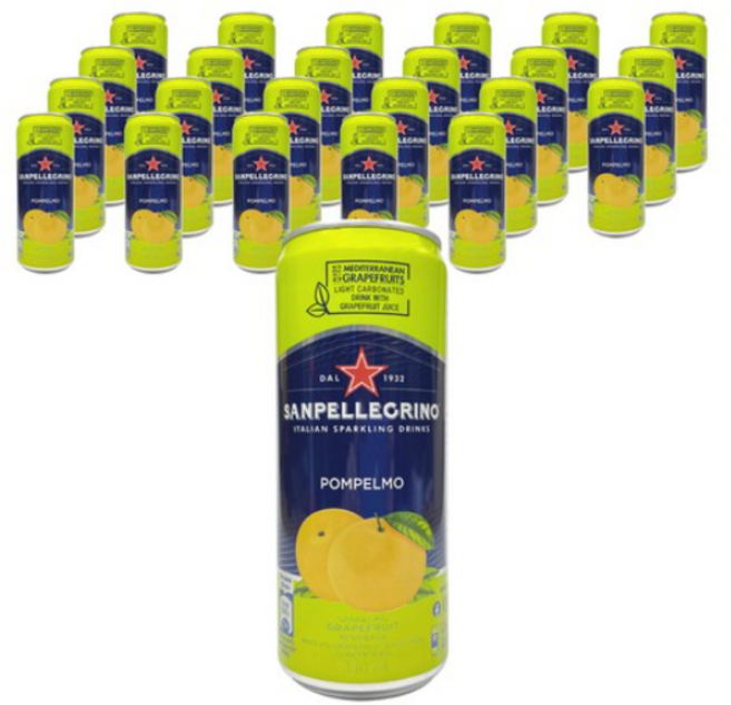 산펠레그리노 폼 펠모 자몽캔, 330ml, 24개