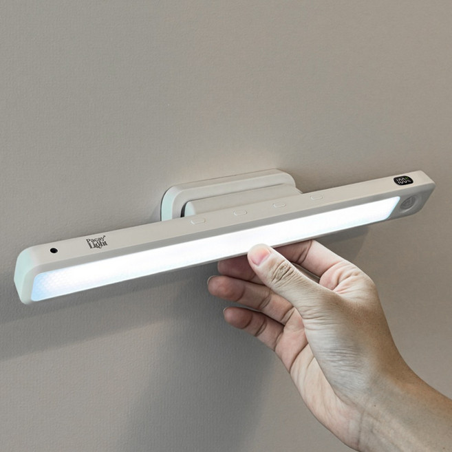 파카이라이트 각도조절 대용량 무타공 천장형 LED 자석 센서등 베란다등 - 리모컨포함, 1개, 화이트