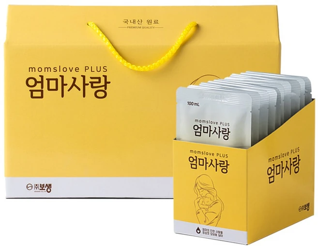 보생 엄마사랑 완모맘을 위한 산모 산후 관리 필수템, 100ml, 60개 - 쿠팡