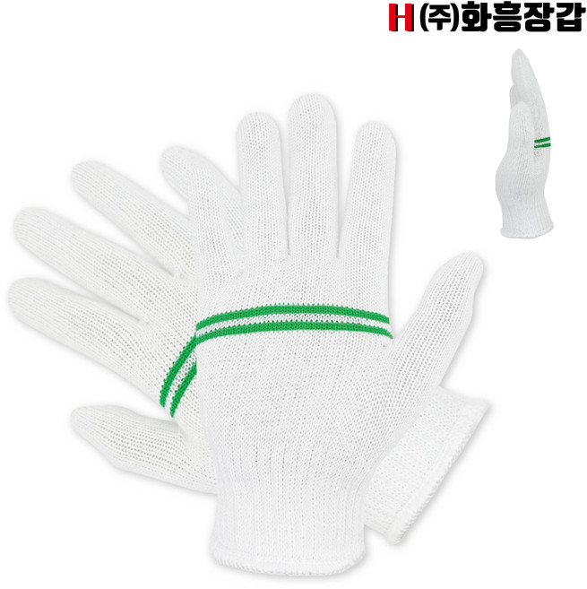 살아있네 줄기사장갑 100켤레, 흰색, 100세트