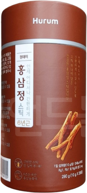 휴럼 원데이 홍삼정 스틱, 280g, 1개
