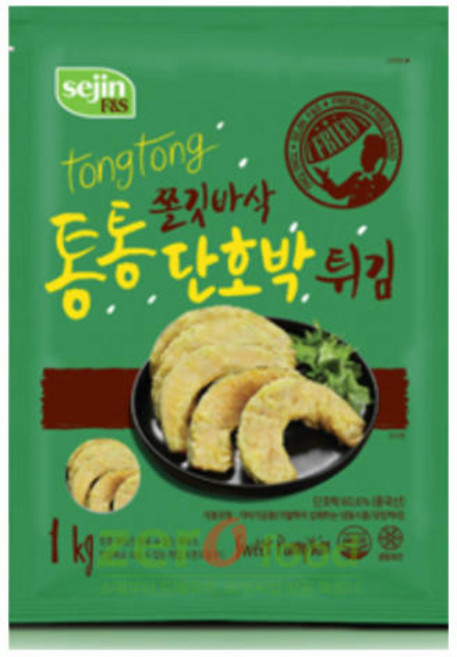 세진 통통 단호박 튀김 1kg, 4개