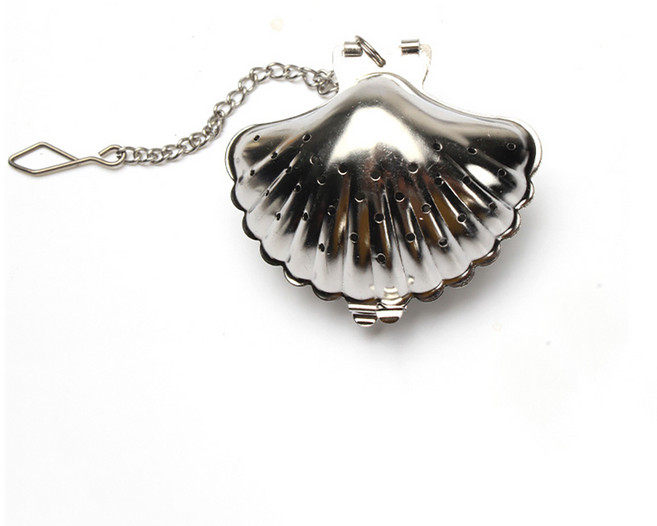 릴스베이 조개 티 인퓨져 티망 미니 인퓨저 거름망 스텐 차망 허브차 스트레이너 잎차 우리기, 1개