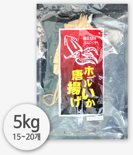 오지상구루메 통오징어 가라아게 5kg (15-20ea) 오징어튀김, 1개