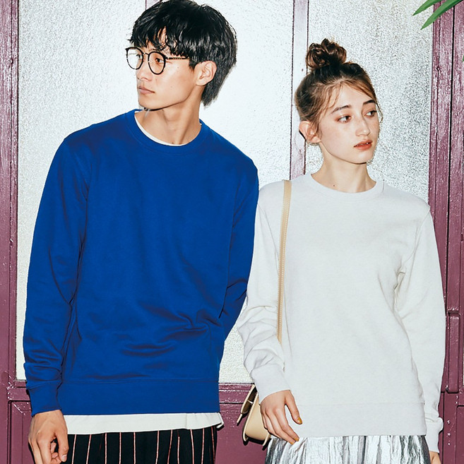 프린트스타 맨투맨 쭈리 테리 남여공용 야구 단체복 유니폼 겨울 가을