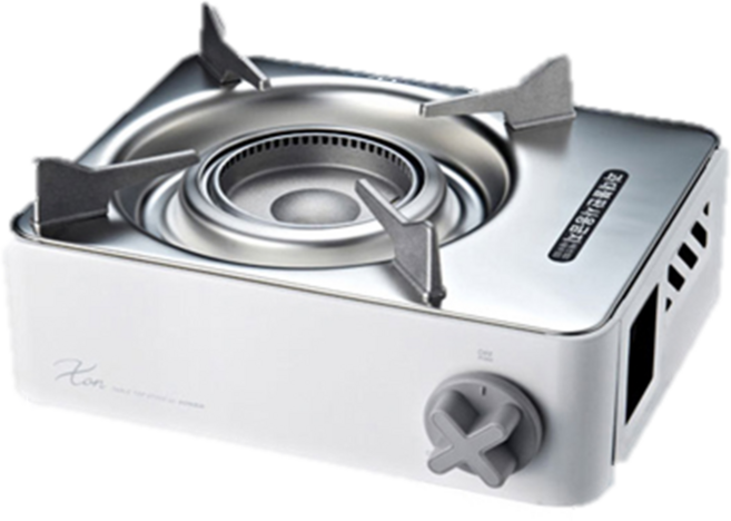 코베아 버너 엑스온+케이스 미니 스토브 백패킹 휴대용 부탄 가스, 엑스온 화이트, 버너+손잡이 BOX 케이스, 1개