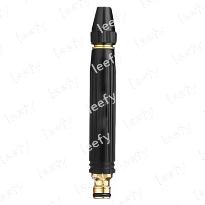 검은 젖꼭지 직접 스프레이 합금 가정용 플라스틱 정원 고압 노즐 세차 몸체 물총, .