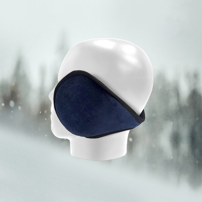 남성 겨울 귀마개 빅사이즈 방한 귀덮개 골프방한용품 귀도리 스포츠 이어머프, 남자 방한 귀마개 네이비, 1개