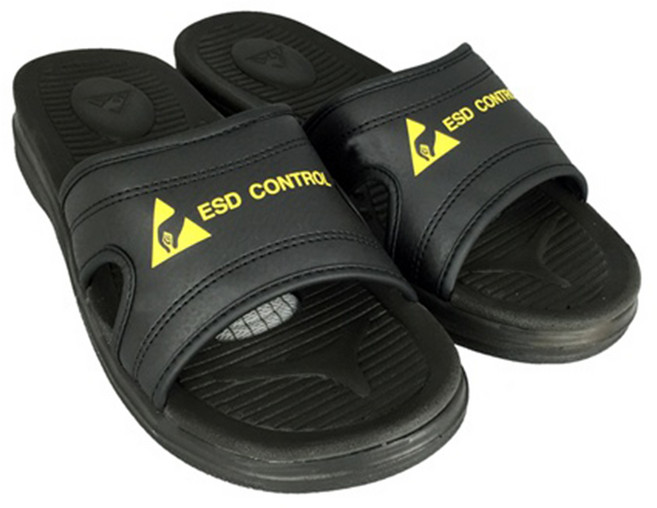 제전슬리퍼 SJ-1002 방진슬리퍼 사무실슬리퍼 크린룸슬리퍼 남녀공용, 블랙, 1개