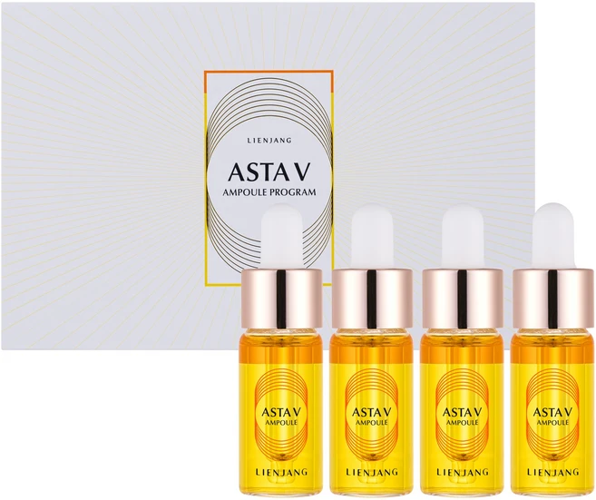 리엔장 아스타브이 앰플 4개입 세트 / 9대1 이층상 특허 항산화 앰플, 4개, 10ml - 쿠팡