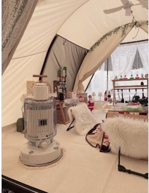 CAMPING DECO 코베아 이스턴 시그니처 카페트(이너)지퍼연결 가방포함, 모던베이지, 시그니처 이너용(지퍼연결+가방+발매트)