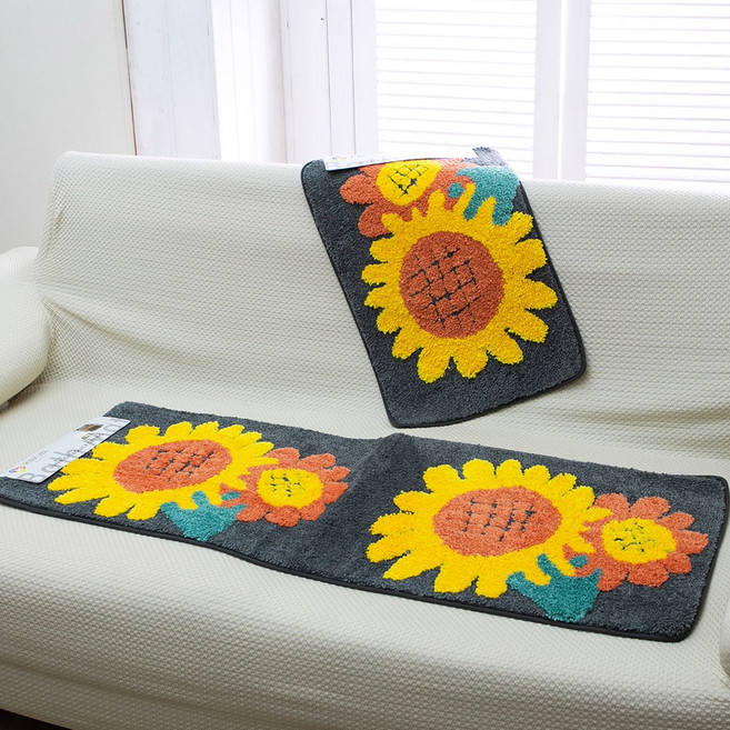 해바라기 발매트 나무발매트 꽃발매트 싱크매트 주방매트 욕실매트 욕실발매트