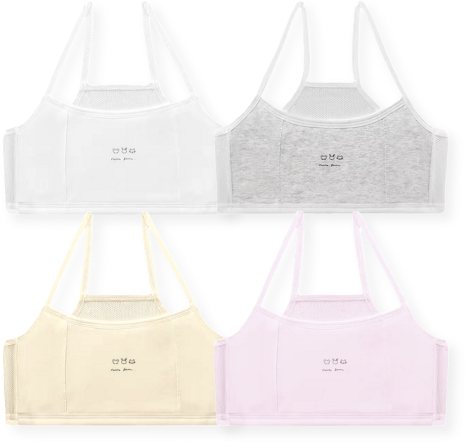 바디스윗 주니어 애니멀 브라 4종 세트