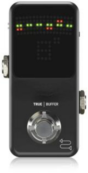 미니 어쿠스틱 기타 일렉트릭 베이스 튜닝 페달 이펙터 Politune 3 Noir, 1개