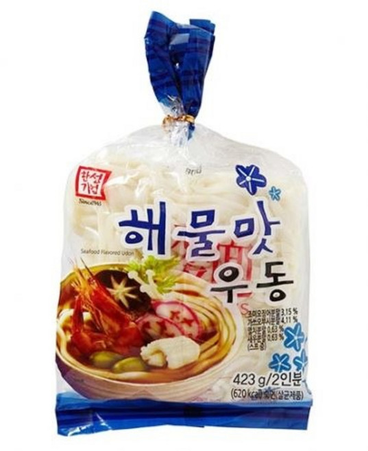 한성 해물맛우동 423g 2인분, 24개
